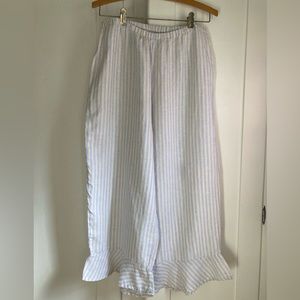 FLAX bloomers, linen pants size M